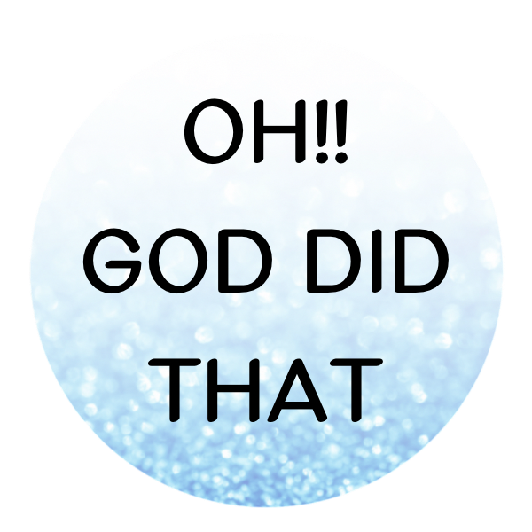 Oh!!! God did that