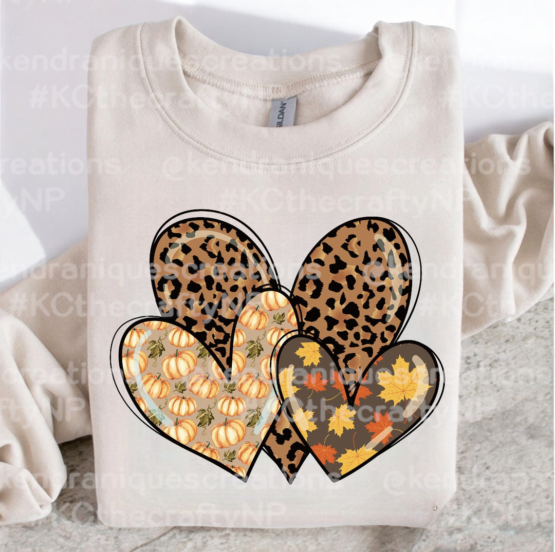 Sweatshirt-Autumn Hearts