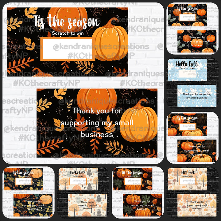 Scratch off-Hello fall (mystery sample pack)