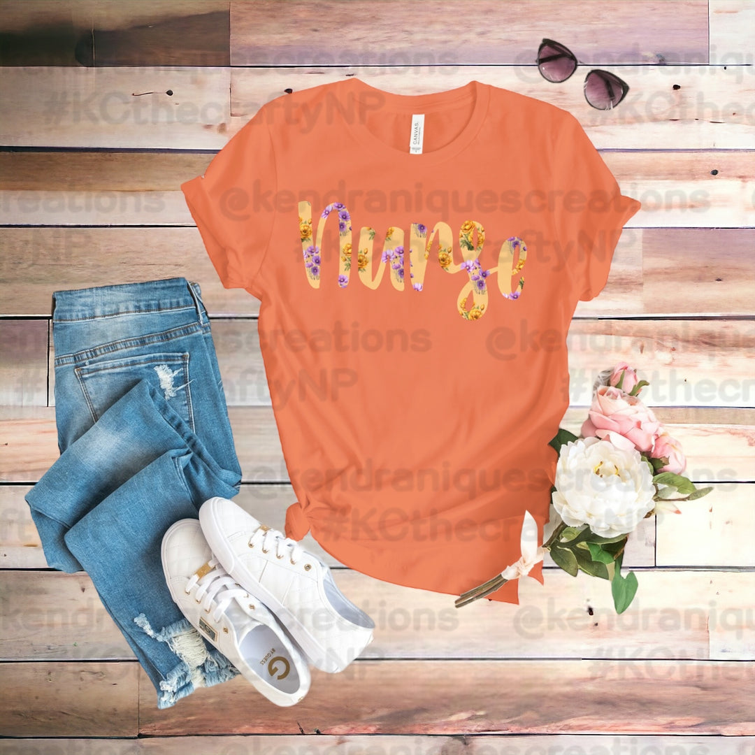 Our Botanical Garden Tee-Nurse Marigold