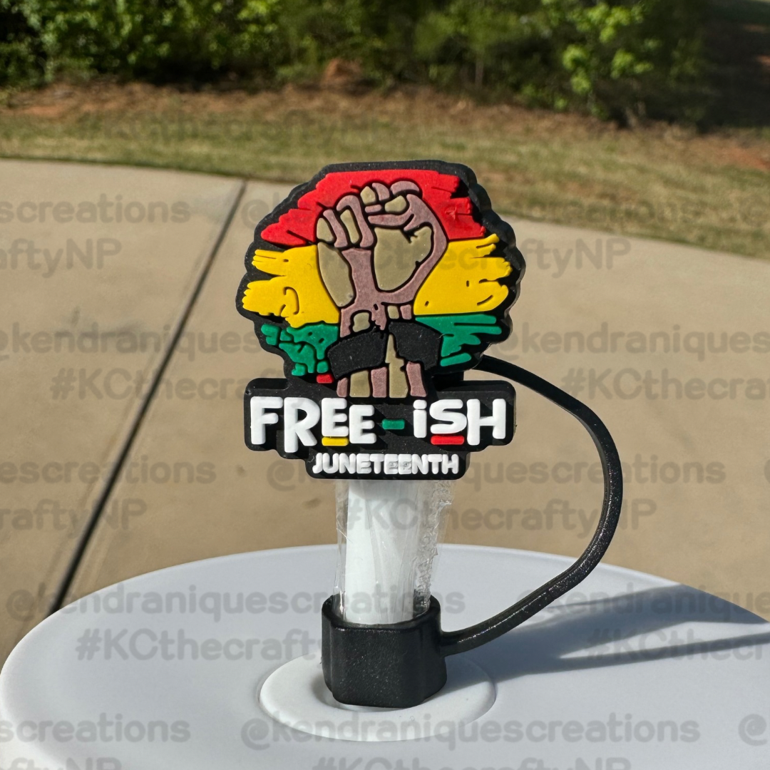 Straw toppers-Juneteenth, Freeish