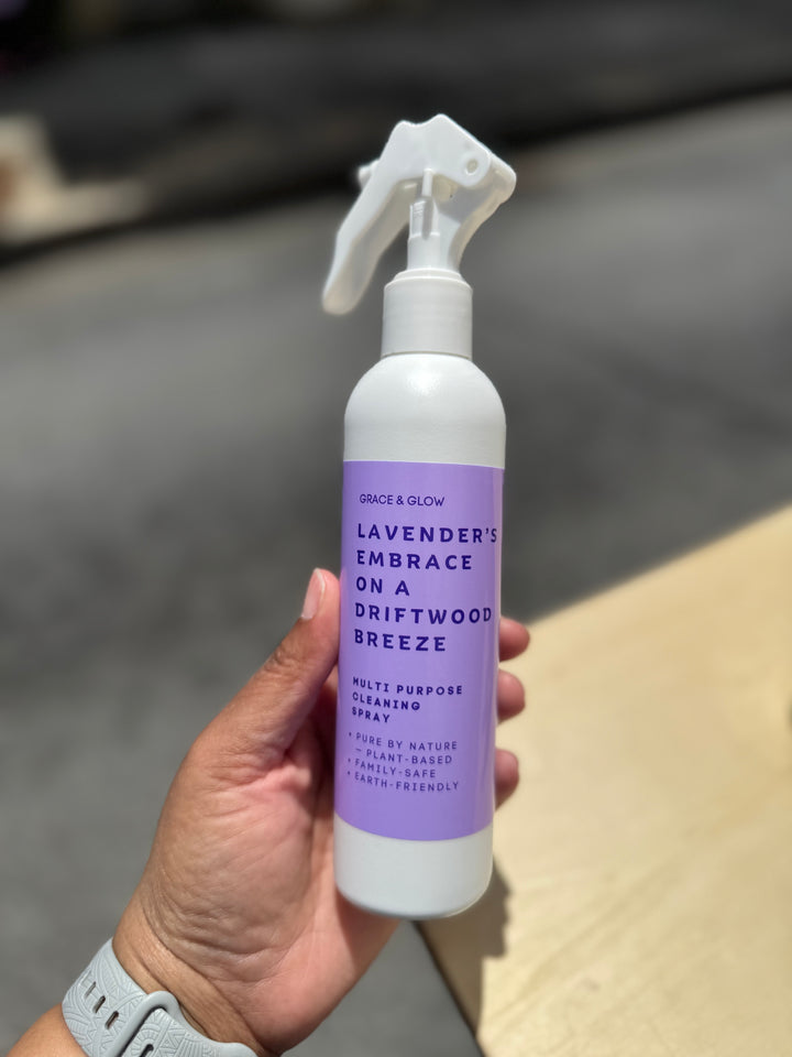 Multipurpose Cleaner Spray (8 oz) – Lavender Driftwood Breeze – Streak-Free All Purpose Cleaner for Kitchen, Bathroom &amp; Home