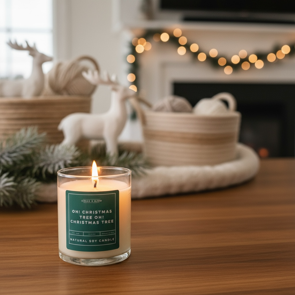 Grace & Glow: Holiday Candle - Oh! Christmas Tree Oh! Christmas Tree