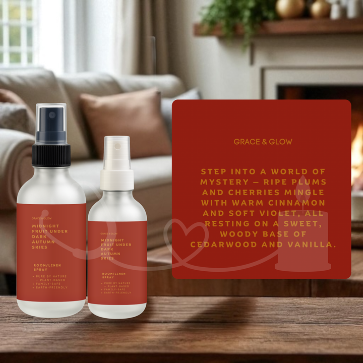 Grace & Glow: Room/Linen Spray (Fall scents)