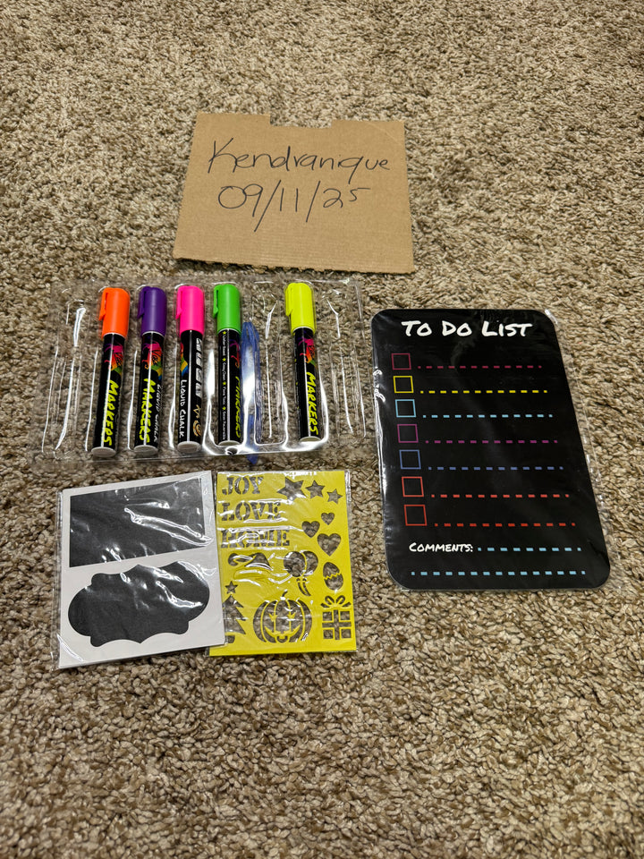 Destash 10/10/25