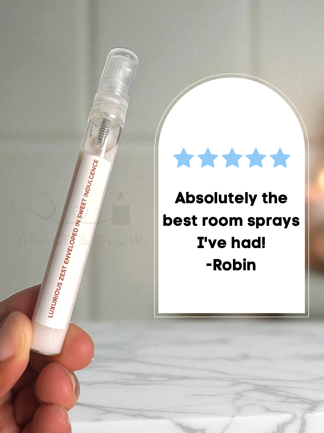 Grace & Glow: Graceful Treasures (trial room/linen spray)