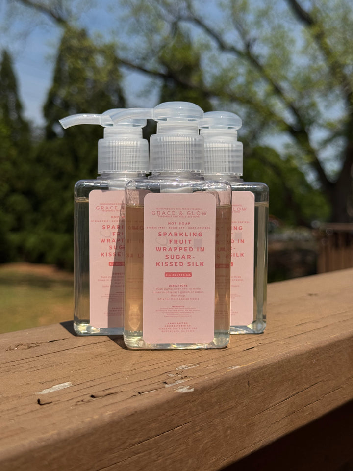 Grace &amp; Glow Luxury Mop Soap | pH-Neutral Floor Cleaner | Core Collection | Sparkling Fruit Wrapped in Sugar-Kissed Silk