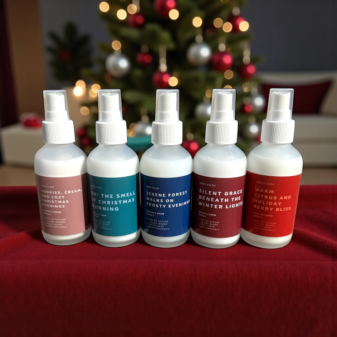 Grace & Glow Room & Linen Spray Discovery Set | Holiday Collection | All Scents | Perfect Gift