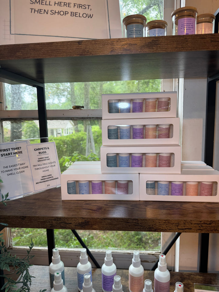 Odor Neutralizing Powder | Core Collection | Mini Discovery Set | Grace &amp; Glow Carpet &amp; Rug Deodorizer