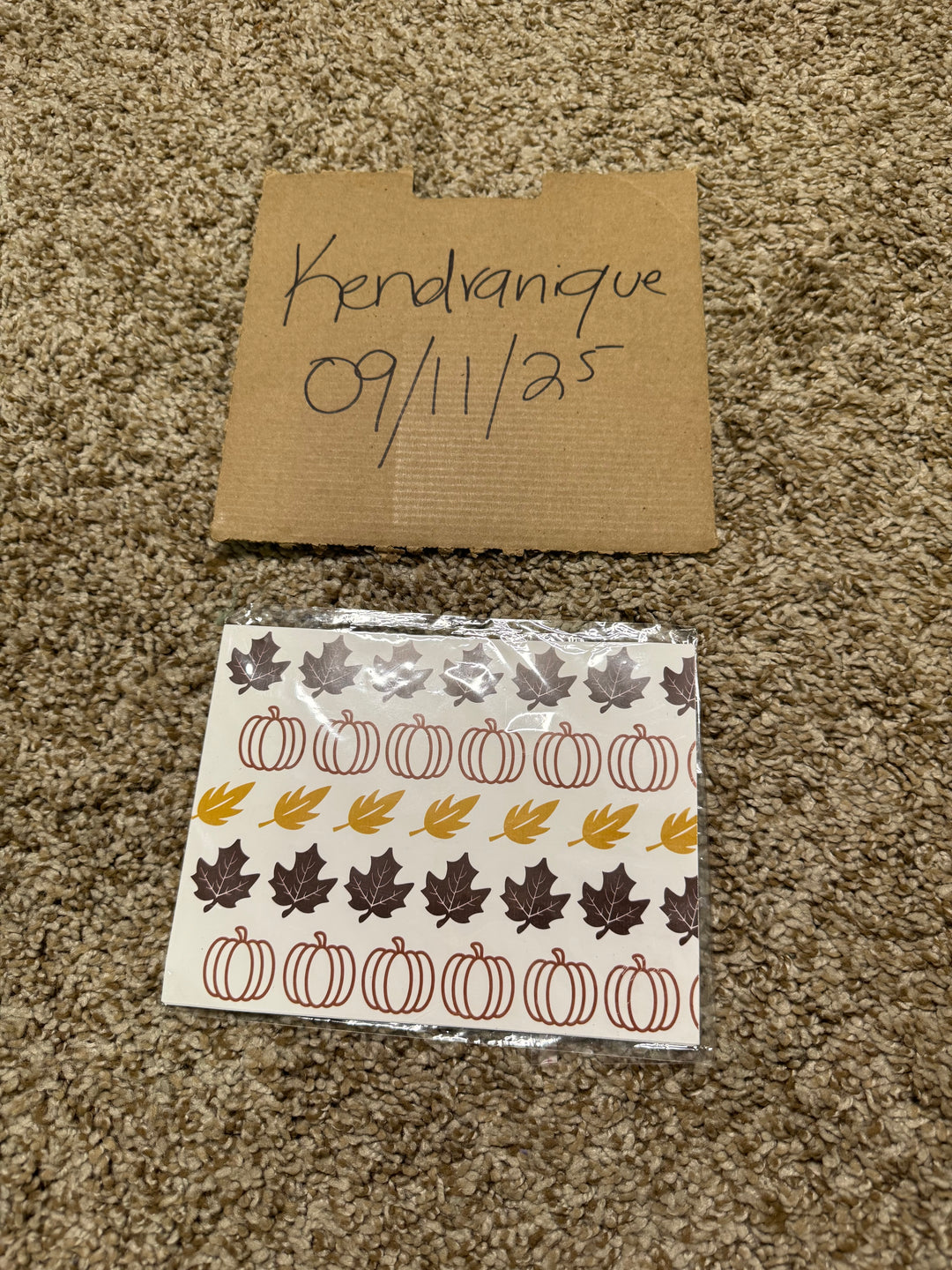 Destash 10/10/25