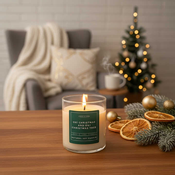 Grace & Glow: Holiday Candle - Oh! Christmas Tree Oh! Christmas Tree