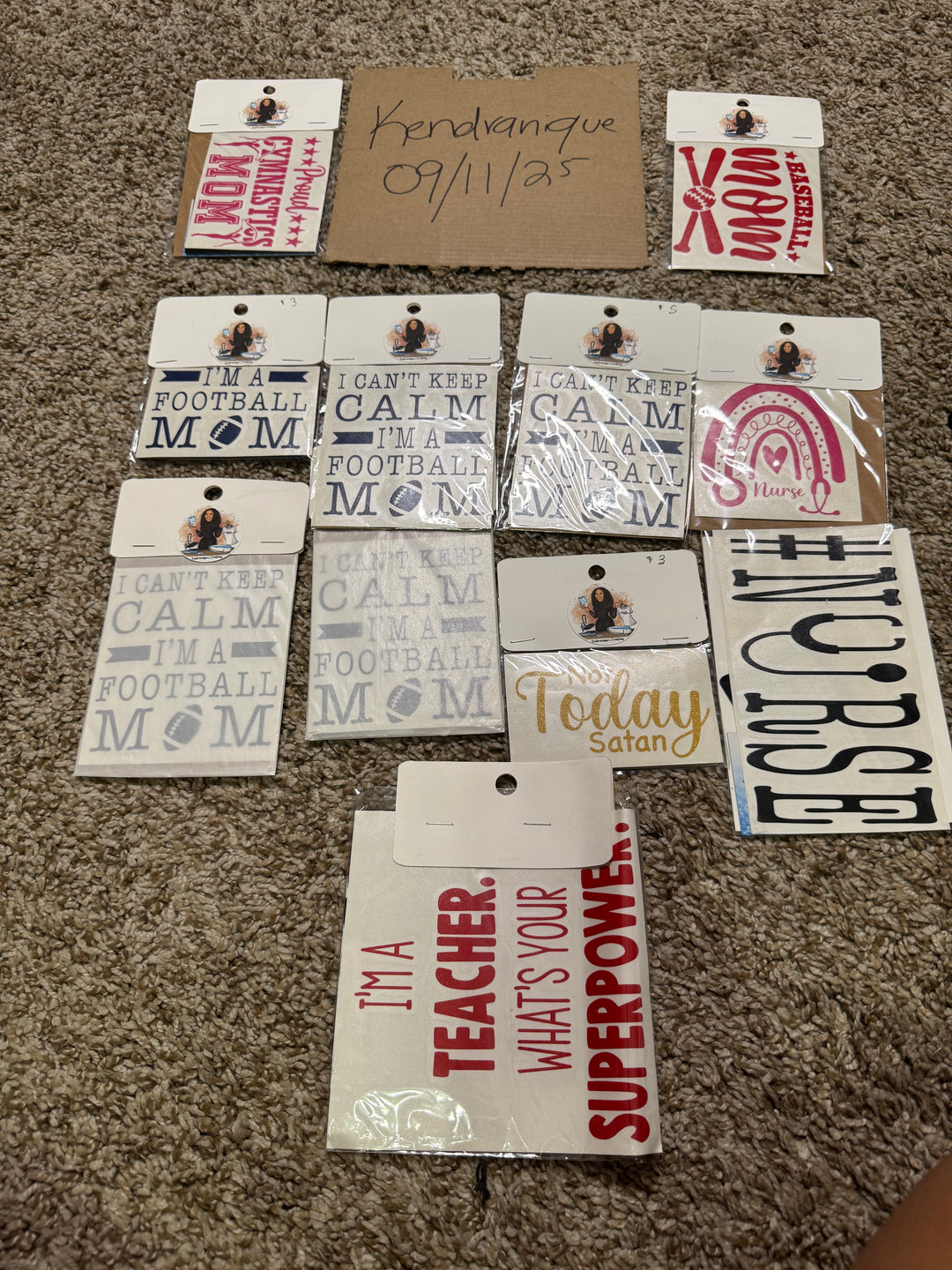 Destash 10/10/25