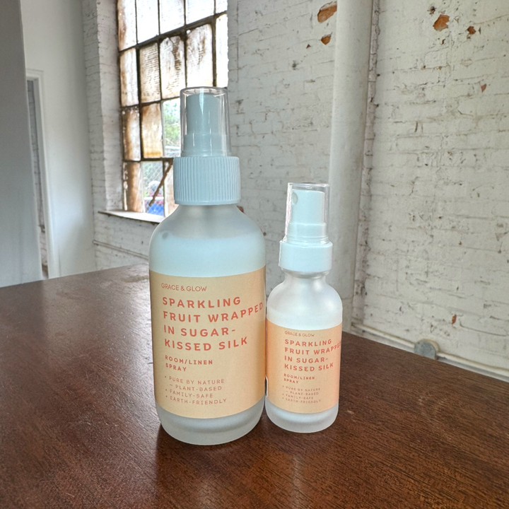 Grace & Glow Room & Linen Spray | Core Collection | Sparkling Fruit wrapped in Sugar-Kissed Silk