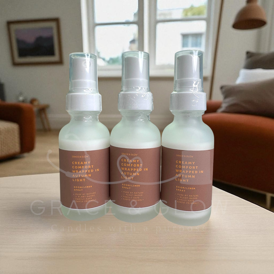Grace & Glow: Room/Linen Spray (Fall scents)