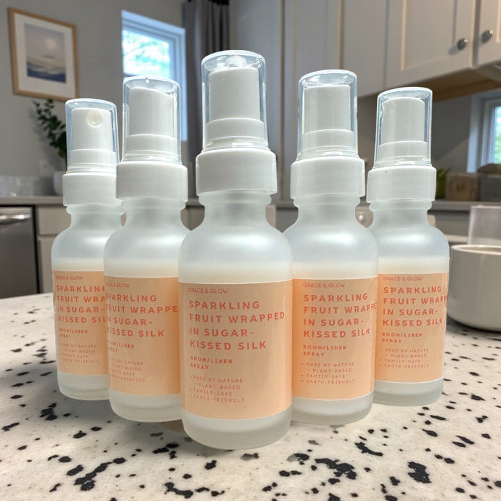 Grace & Glow Room & Linen Spray | Core Collection | Sparkling Fruit wrapped in Sugar-Kissed Silk
