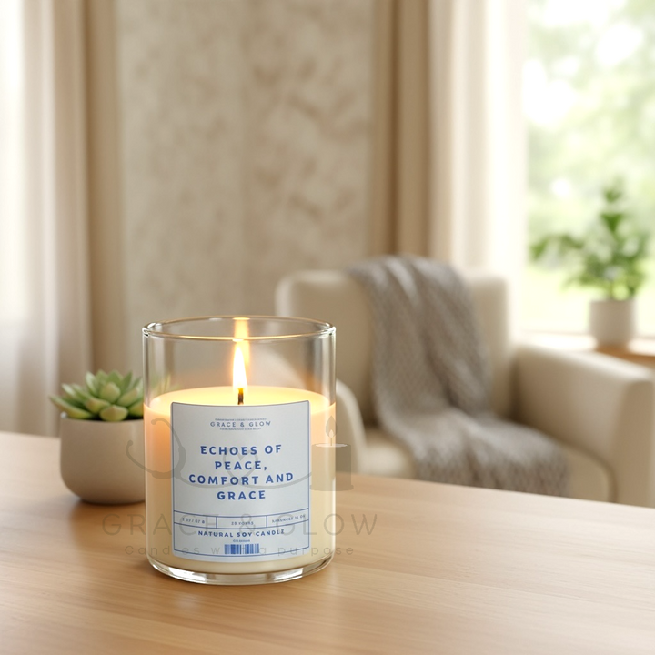 Grace & Glow: Core Collection Candle - Echoes of peace, comfort and grace