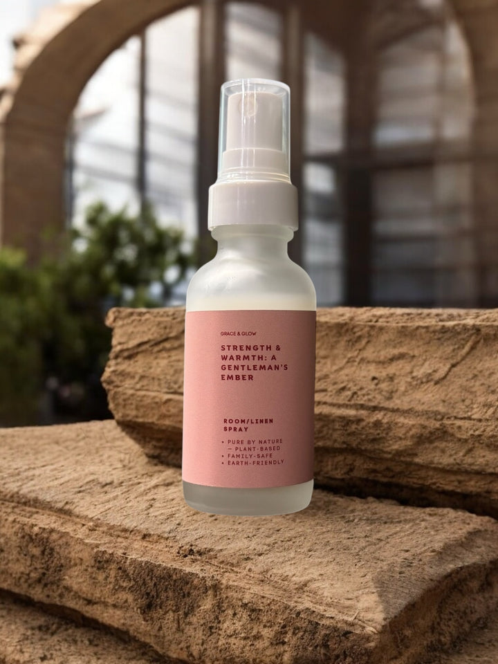 Grace & Glow Room & Linen Spray | Core Collection | Strength & Warmth: A Gentleman's Ember