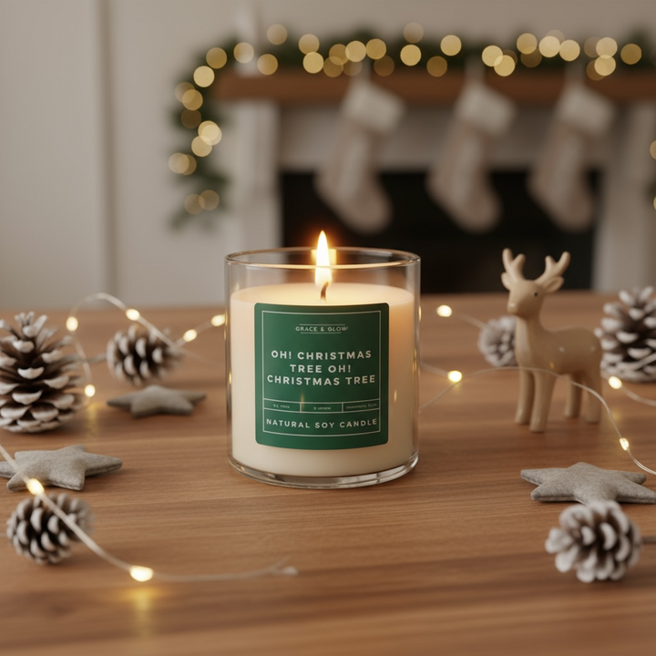 Grace & Glow: Holiday Candle - Oh! Christmas Tree Oh! Christmas Tree