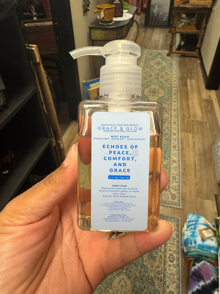 Grace &amp; Glow Luxury Mop Soap | pH-Neutral Floor Cleaner | Core Collection | Echoes of Peace, Comfort, and Grace