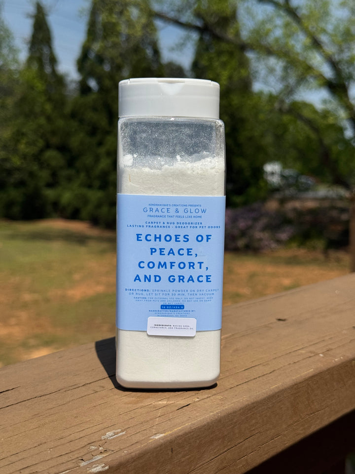 Grace &amp; Glow Carpet &amp; Rug Deodorizer | Odor Neutralizing Powder  | Core Collection | Echoes of Peace, Comfort &amp; Grace