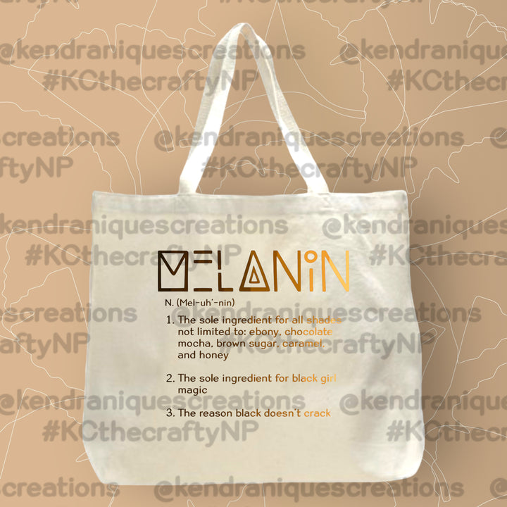 Melanin definition Tote