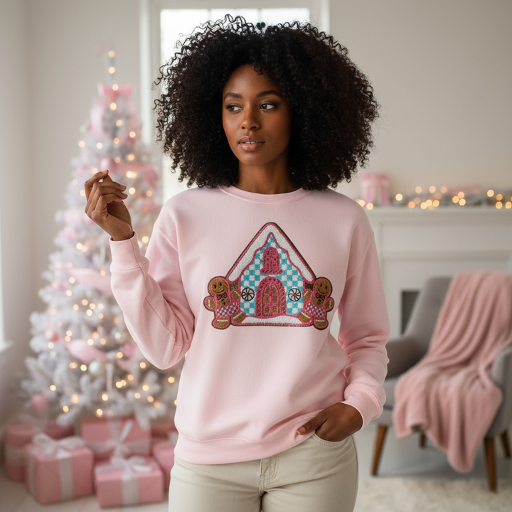 Gingerbread Sweat shirt (pink)