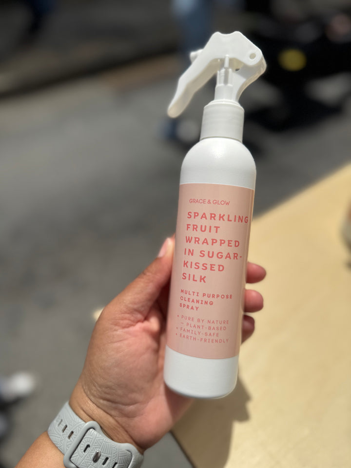 Multipurpose Cleaner Spray (8 oz) – Sparkling Fruit Sugar Kissed Silk – Streak-Free All Purpose Cleaner for Kitchen &amp; Bathroom
