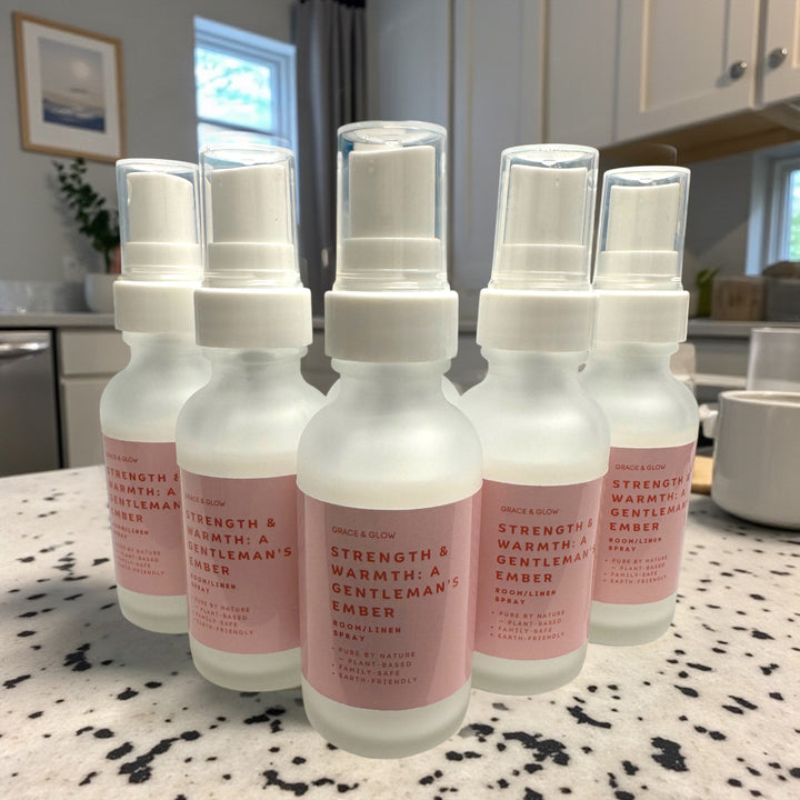 Grace & Glow Room & Linen Spray | Core Collection | Strength & Warmth: A Gentleman's Ember