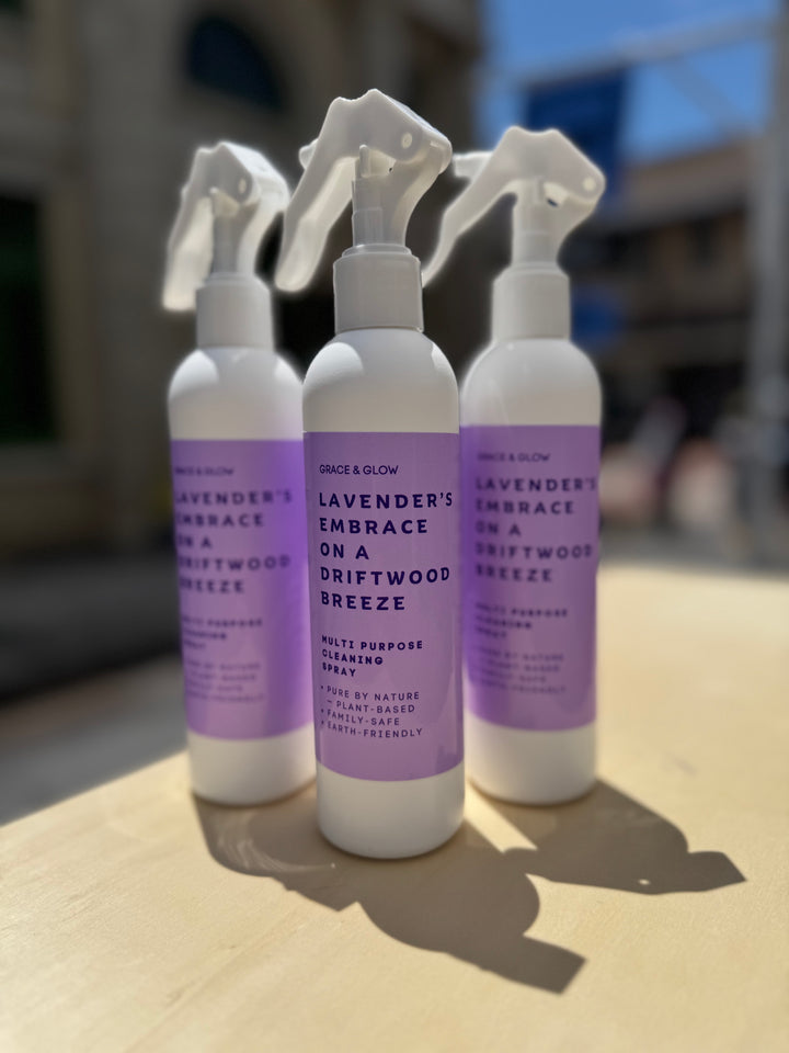 Multipurpose Cleaner Spray (8 oz) – Lavender Driftwood Breeze – Streak-Free All Purpose Cleaner for Kitchen, Bathroom &amp; Home
