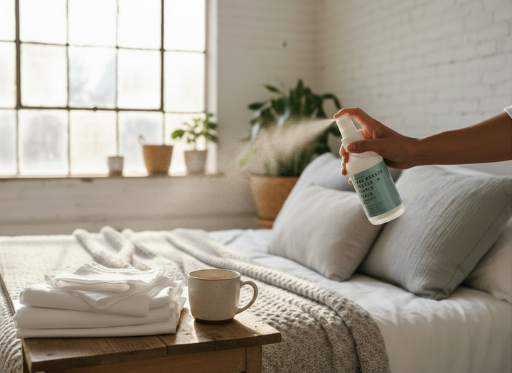 Grace & Glow Room & Linen Spray | Core Collection | Cool Breeze washed in Gentle Peace