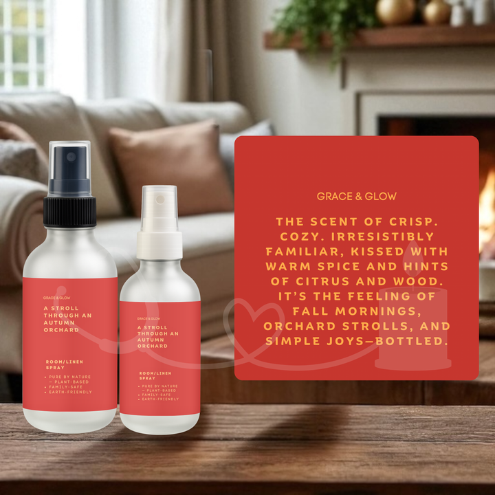 Grace & Glow: Room/Linen Spray (Fall scents)