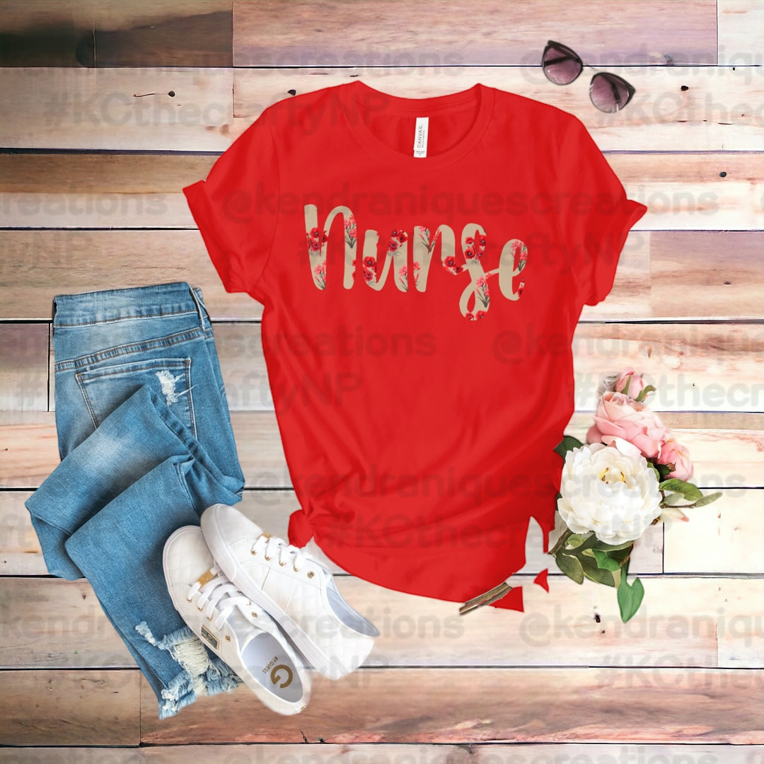 Our Botanical Garden Tee-Nurse Poppy