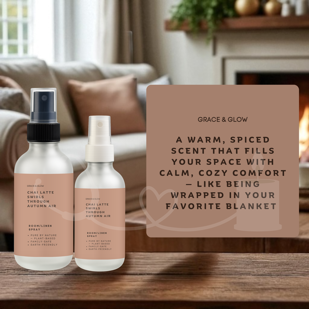 Grace & Glow: Room/Linen Spray (Fall scents)