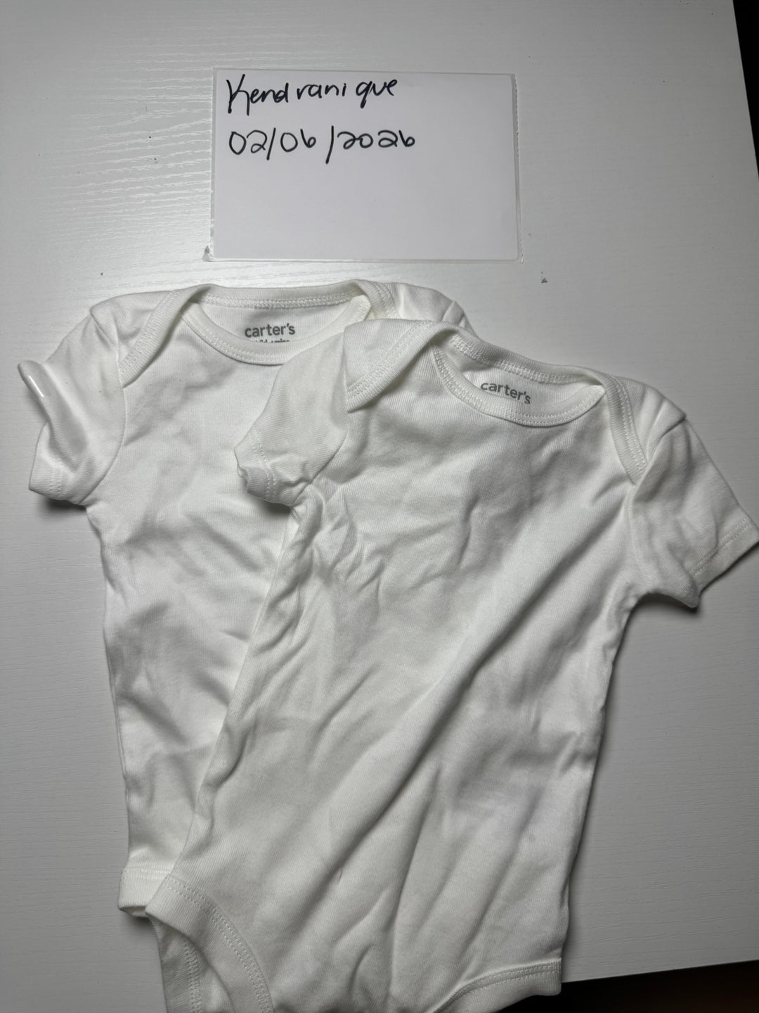 Baby body t-shirt (white)
