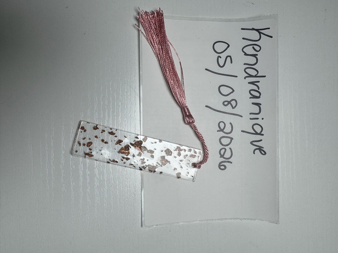 Book Mark (pink tassel)