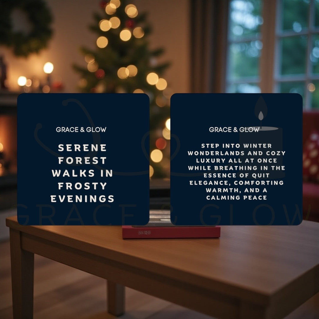 Grace & Glow Holiday Room & Linen Spray – Serene Forest Walks on Frosty Evenings