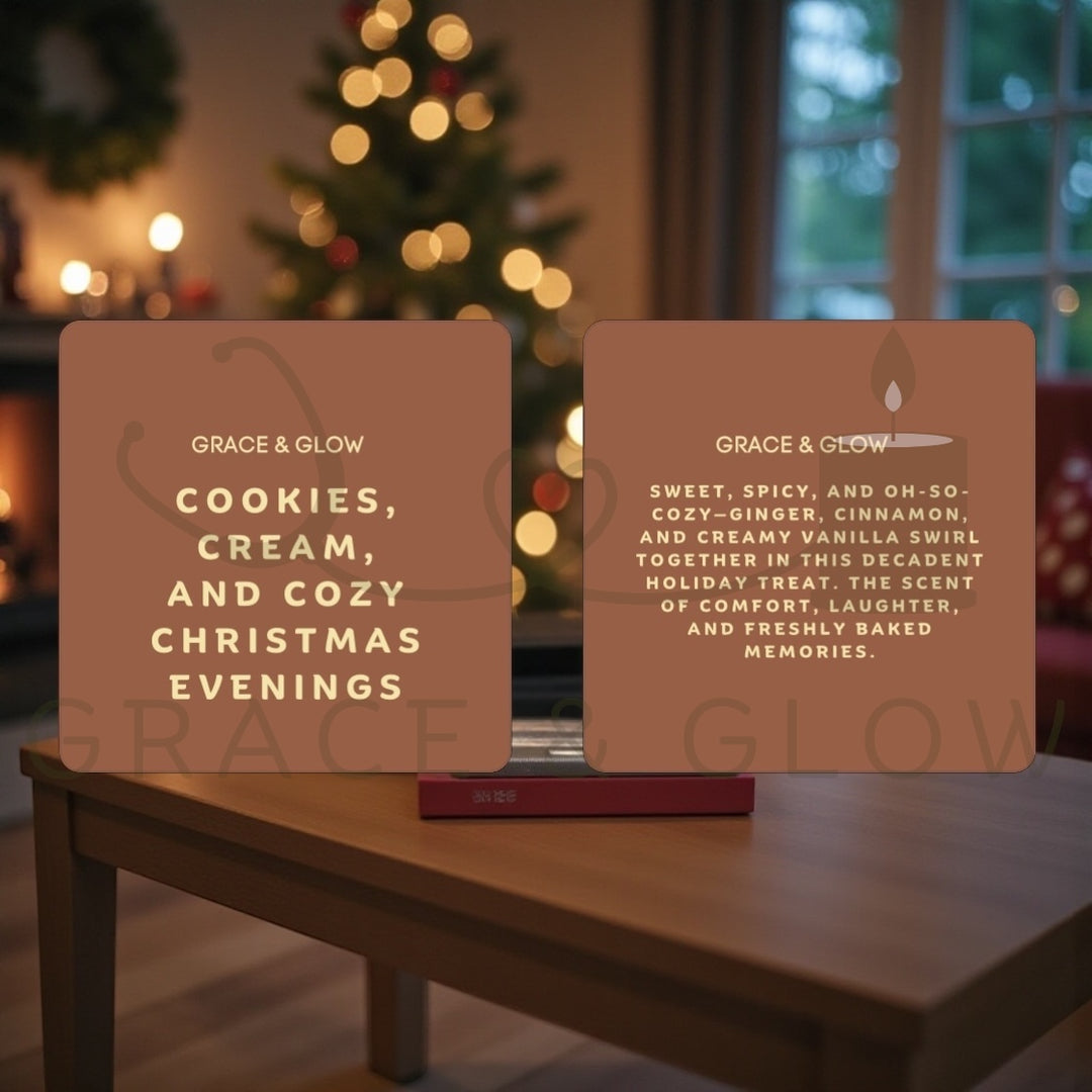 Grace & Glow Holiday Room & Linen Spray – Cookies, Cream, and Cozy Christmas Evenings