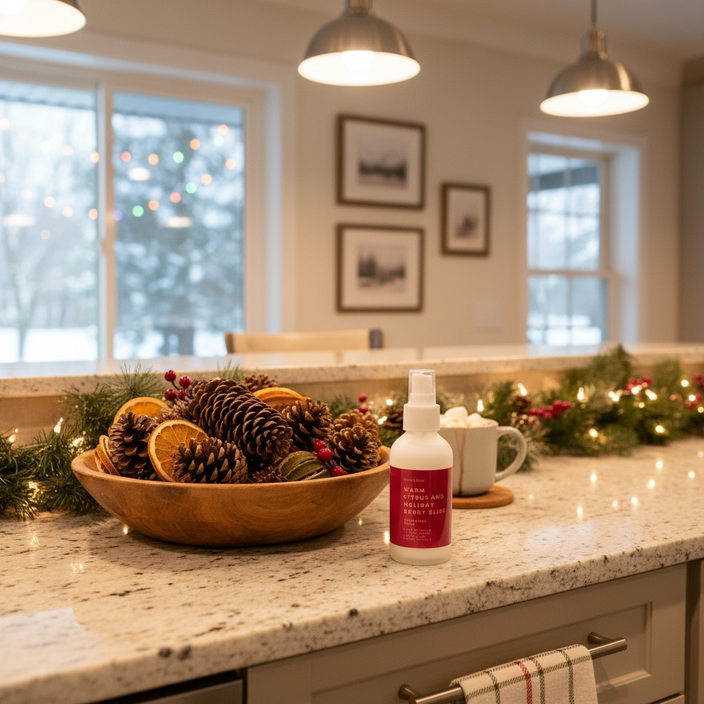 Grace & Glow Holiday Room & Linen Spray - Warm Citrus and Holiday Berry Bliss