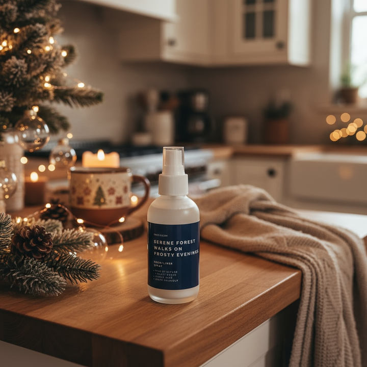 Grace & Glow Holiday Room & Linen Spray – Serene Forest Walks on Frosty Evenings