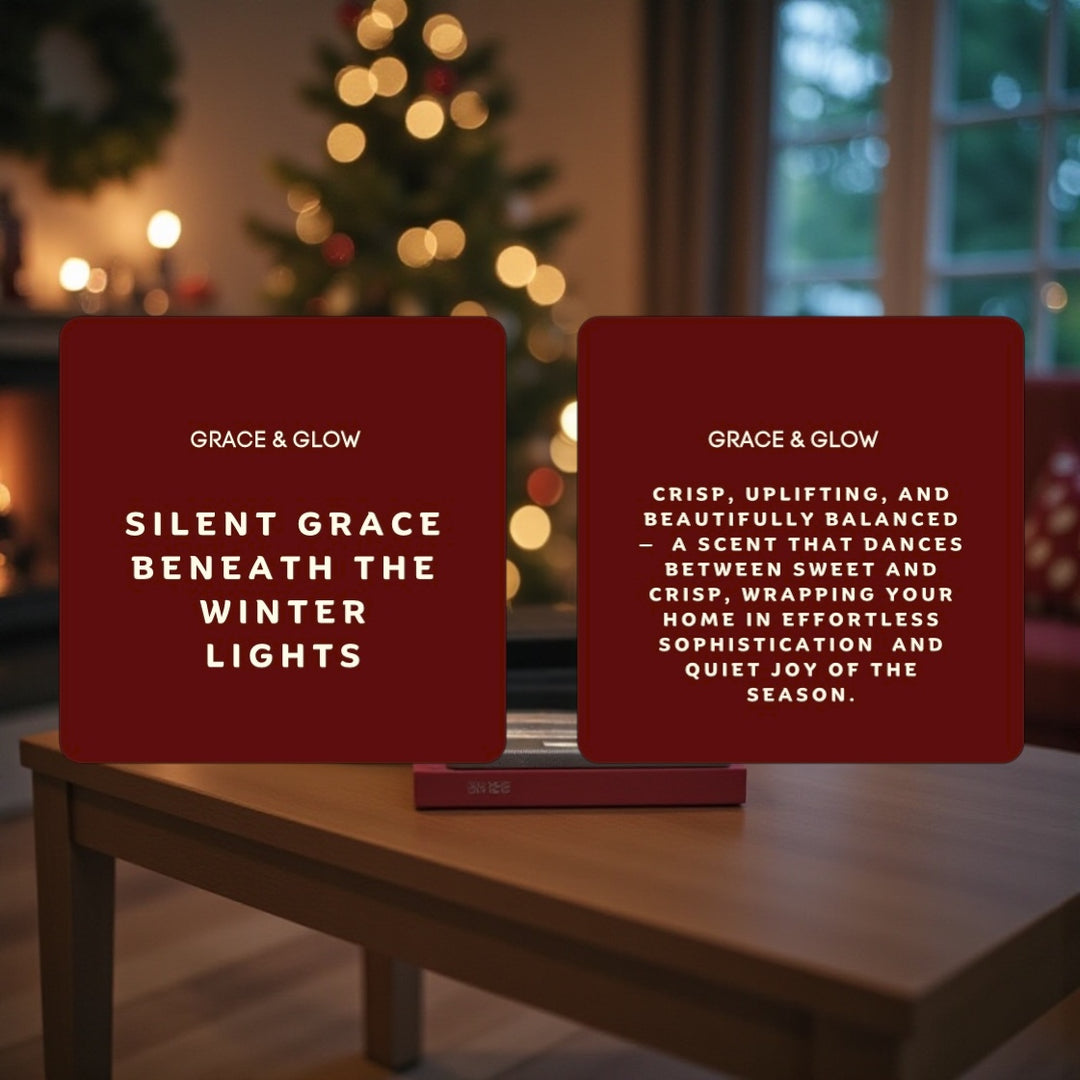 Grace & Glow Holiday Room & Linen Spray – Silent Grace Beneath the Christmas Lights