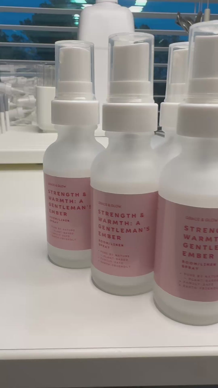 Grace & Glow Room & Linen Spray | Core Collection | Strength & Warmth: A Gentleman's Ember