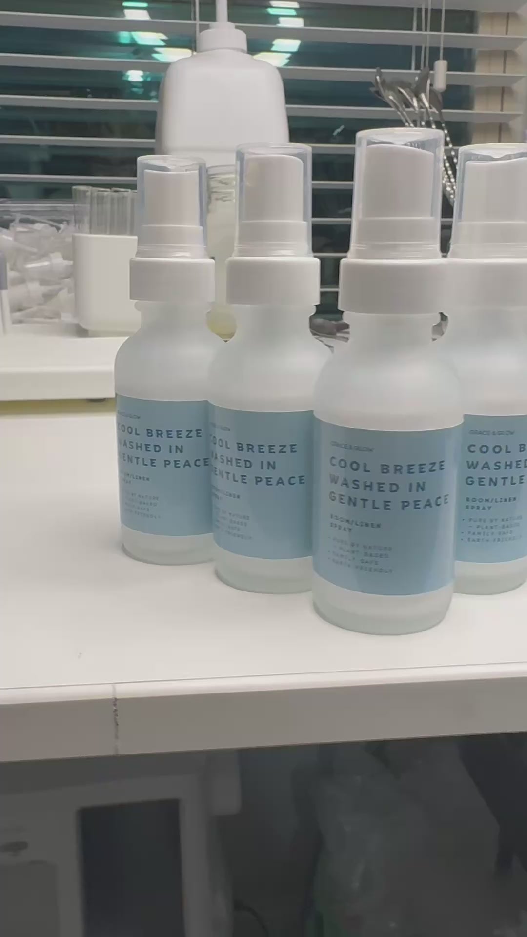 Grace & Glow Room & Linen Spray | Core Collection | Cool Breeze washed in Gentle Peace